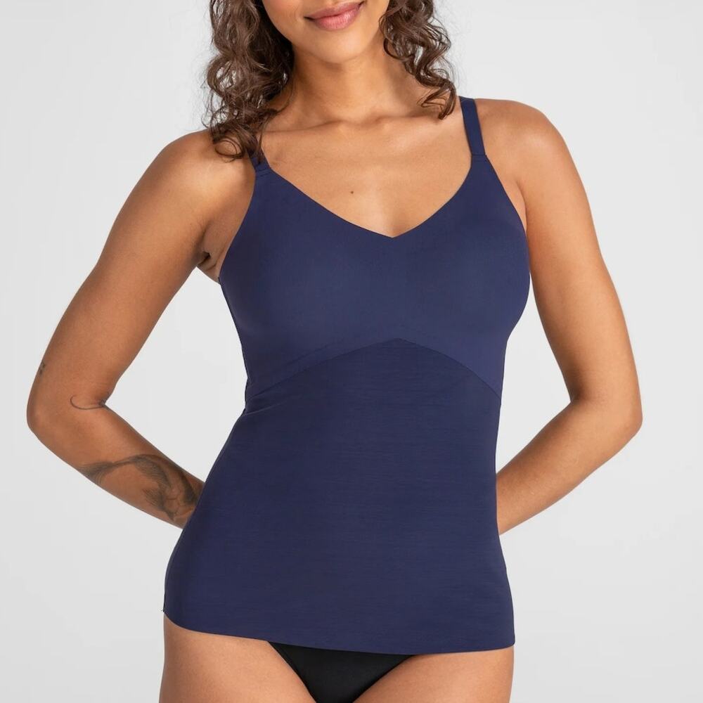 Honeylove LiftWear Cami Shapewear Compression Navy Blue Size 1X